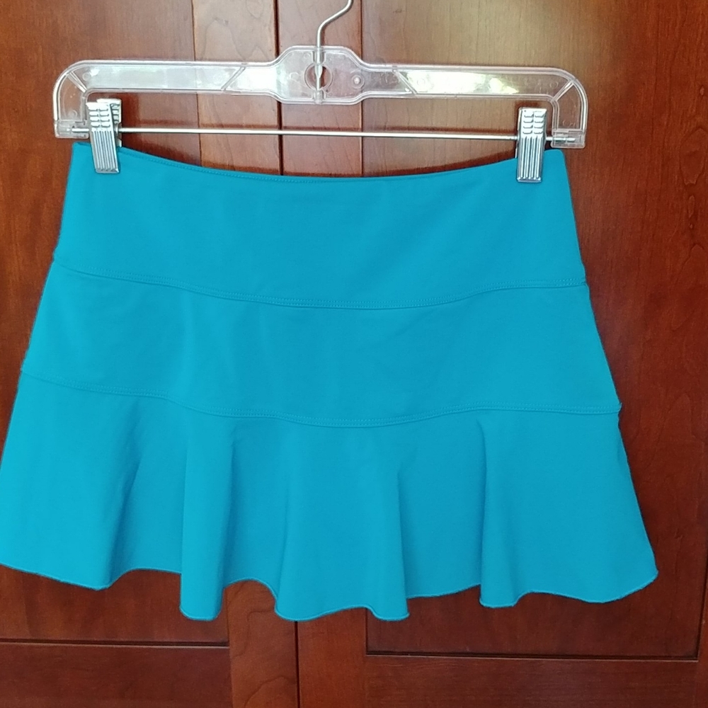 Turquoise Jerdog Tennis Skirt